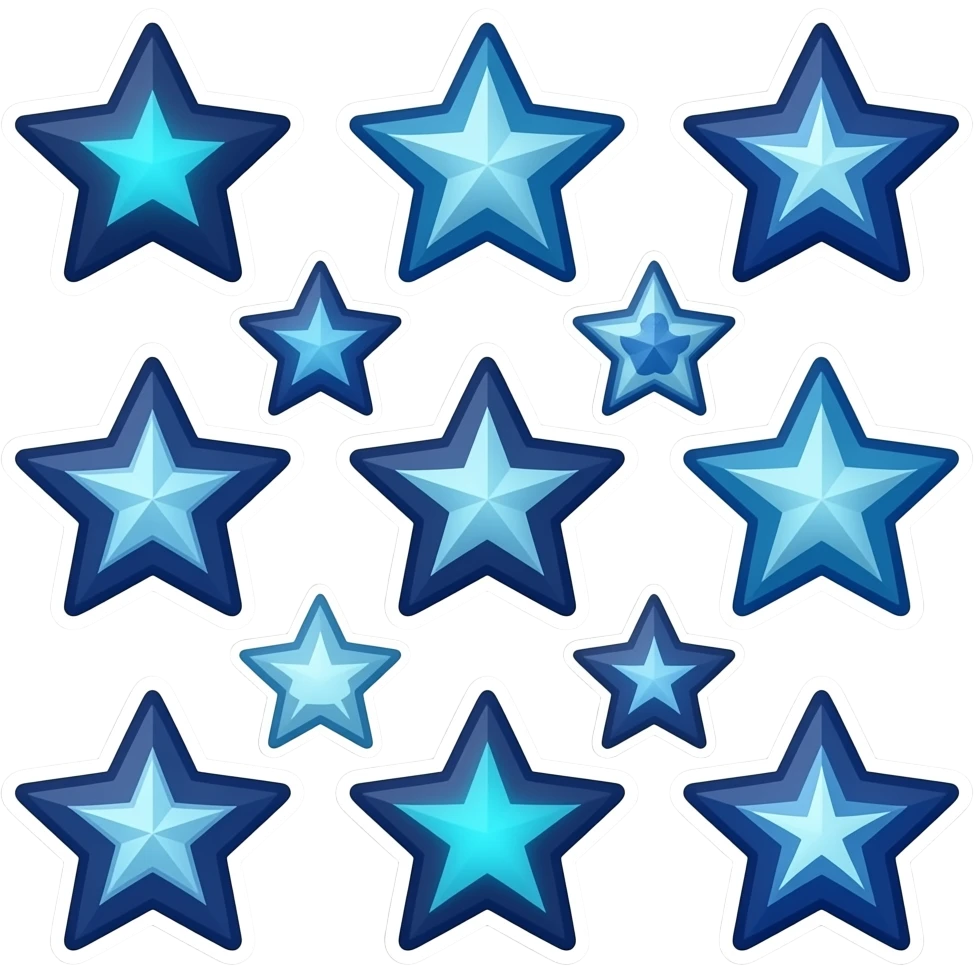 making stickers star colour deep blue lookingone sides. difference difference designs difference designs an 12 car emoji