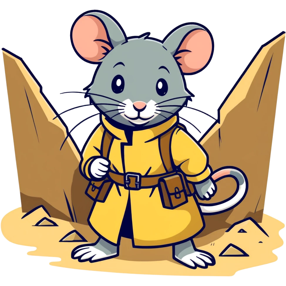 Girl RaT inside a war trench emoji