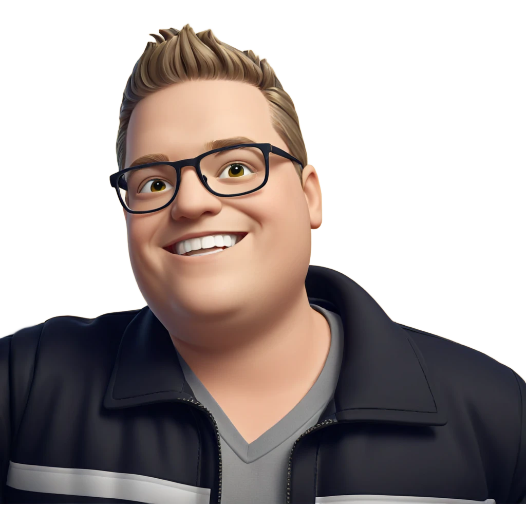 smiling boy in black jacket emoji