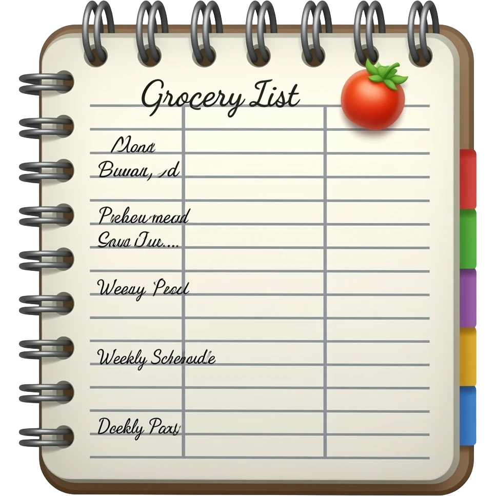 meal planner emoji