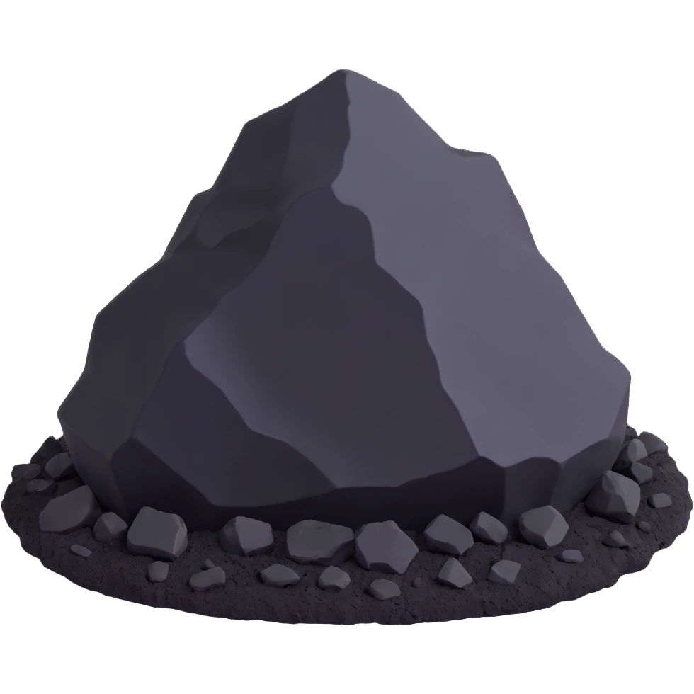 coal lump emoji