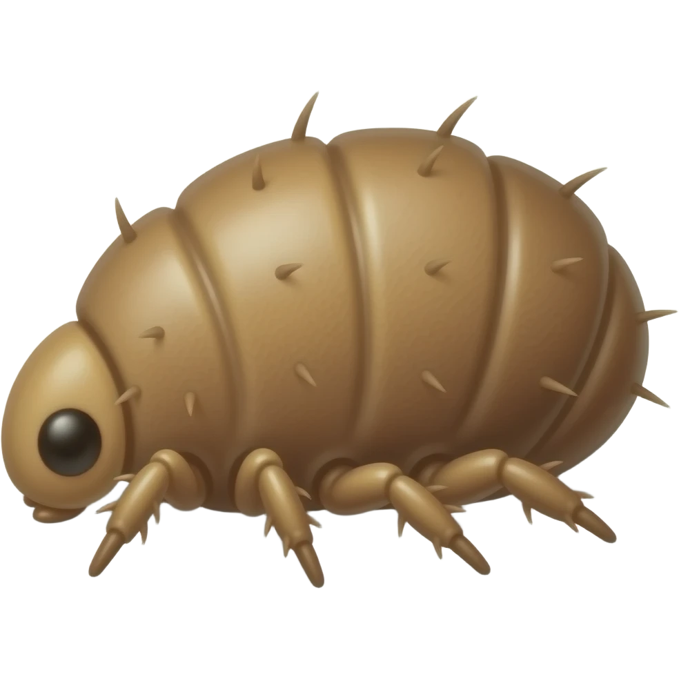 Lateral view lice emoji