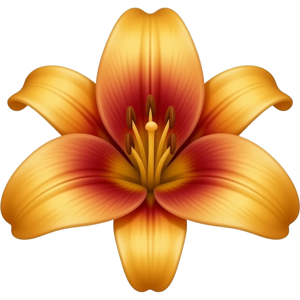 Tiger lilies emoji