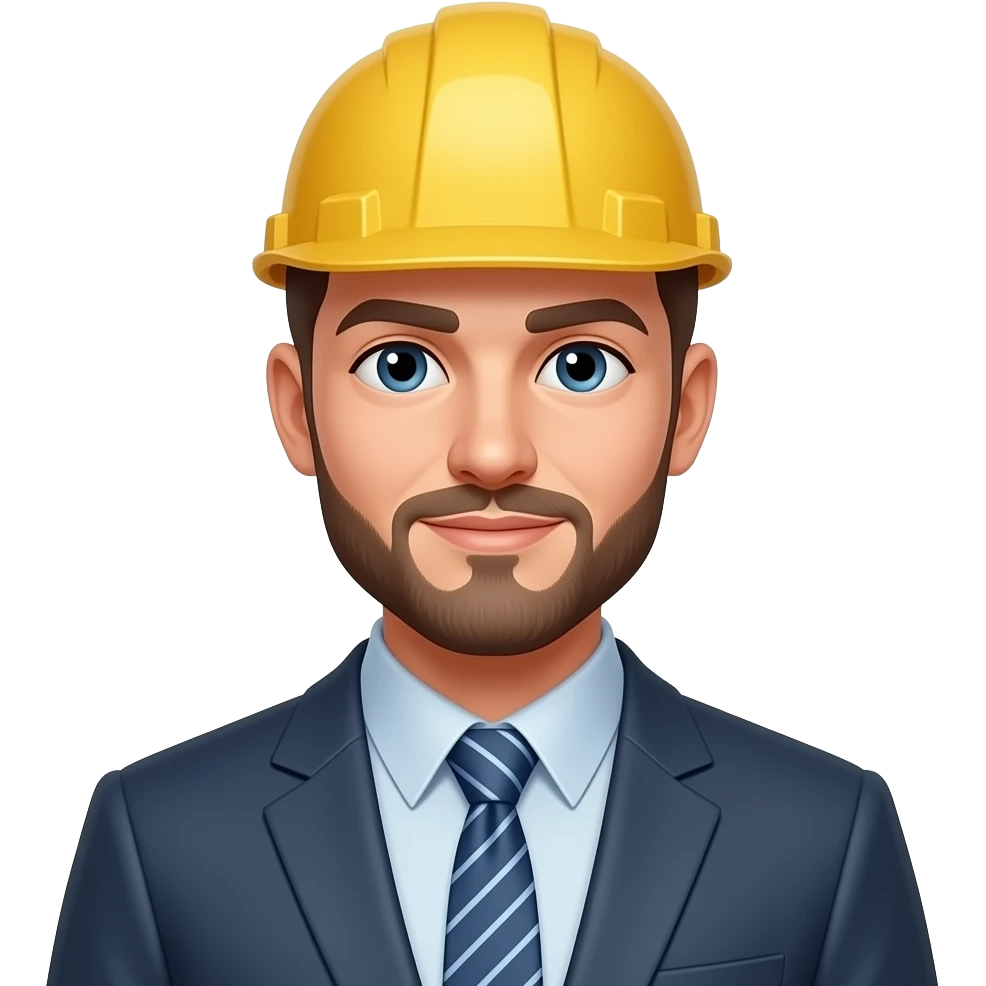 white skin man architector emoji