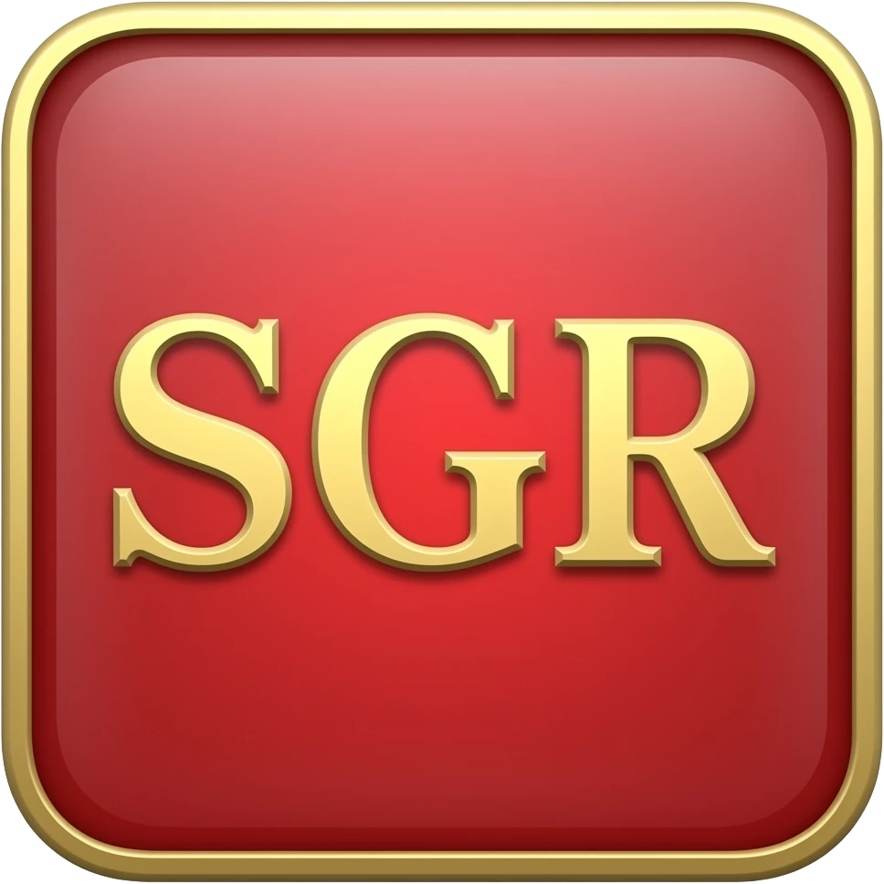 Golden written "SPQR" on red background emoji