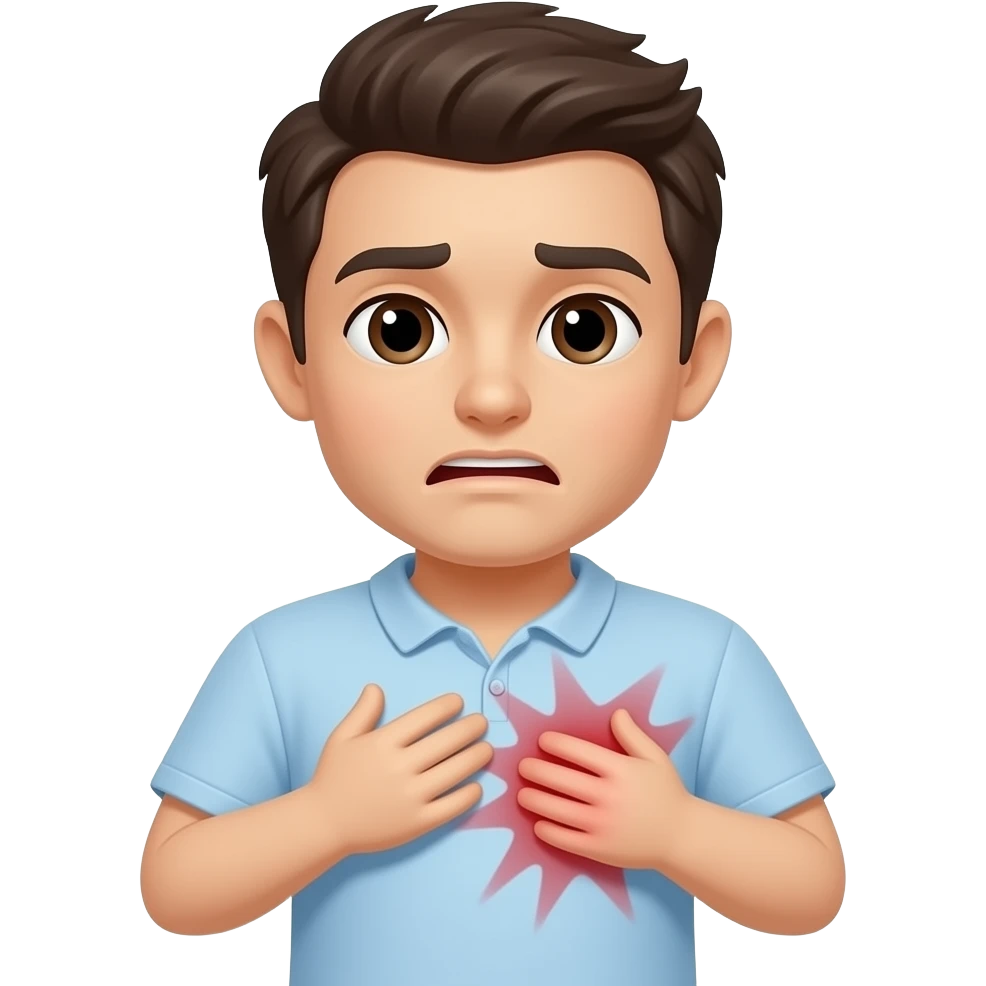 Heart attack emoji