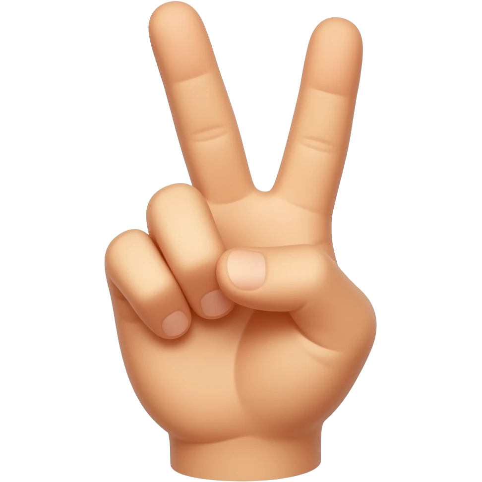 victory_hand_1 emoji