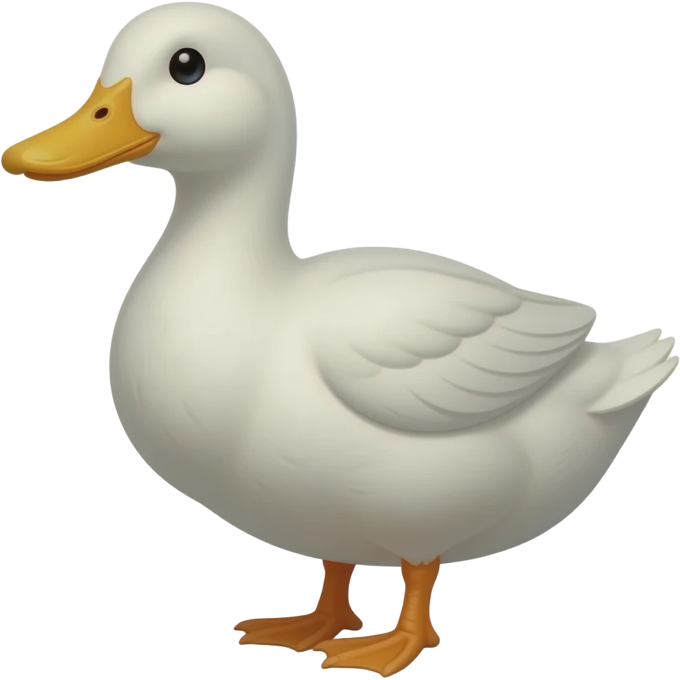 White duck emoji emoji