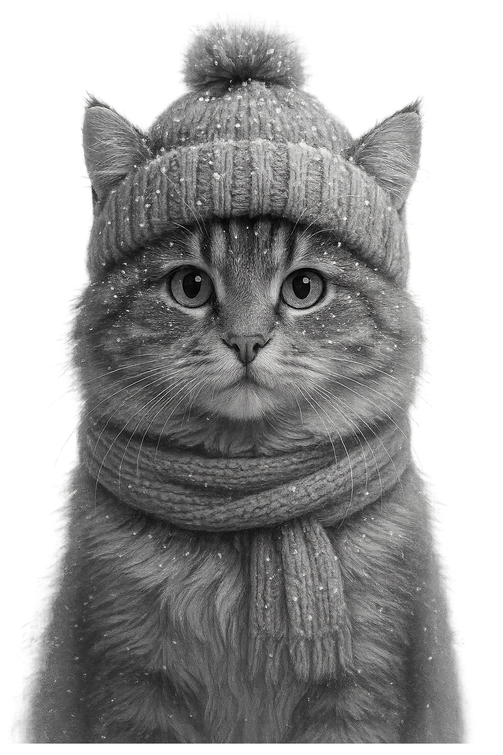 winter cat remove background emoji