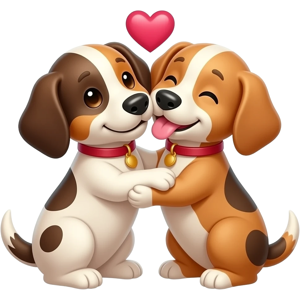 2 chien entrain de faire l amour emoji
