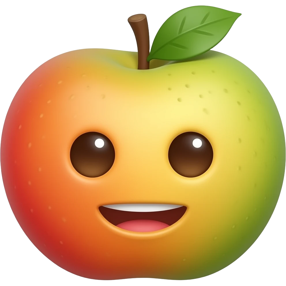 fruits with faces emoji