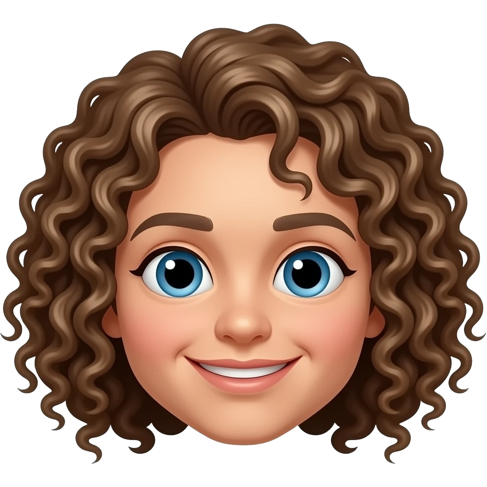 curly hairs emoji