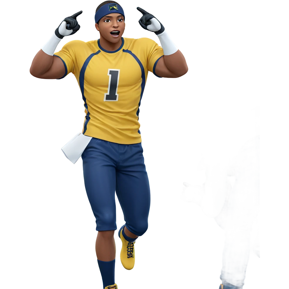 boys in salute with gloves emoji