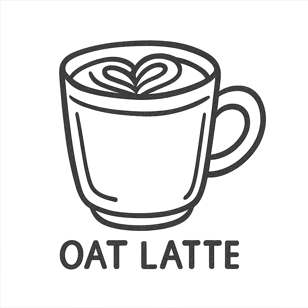 oat latte emoji