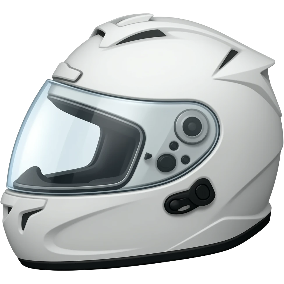 Casco blanco emoji
