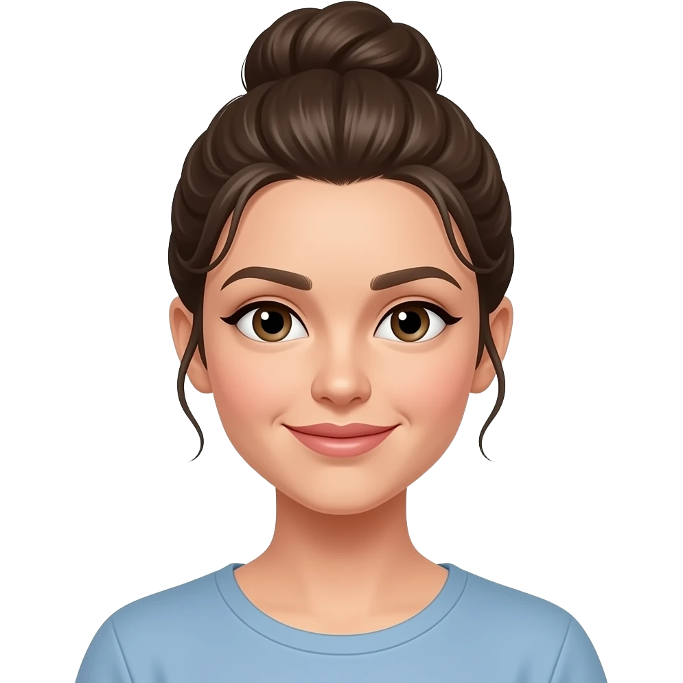 Woman with hair up emoji