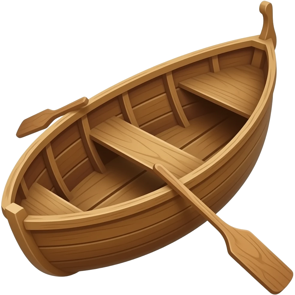 wooden boat emoji