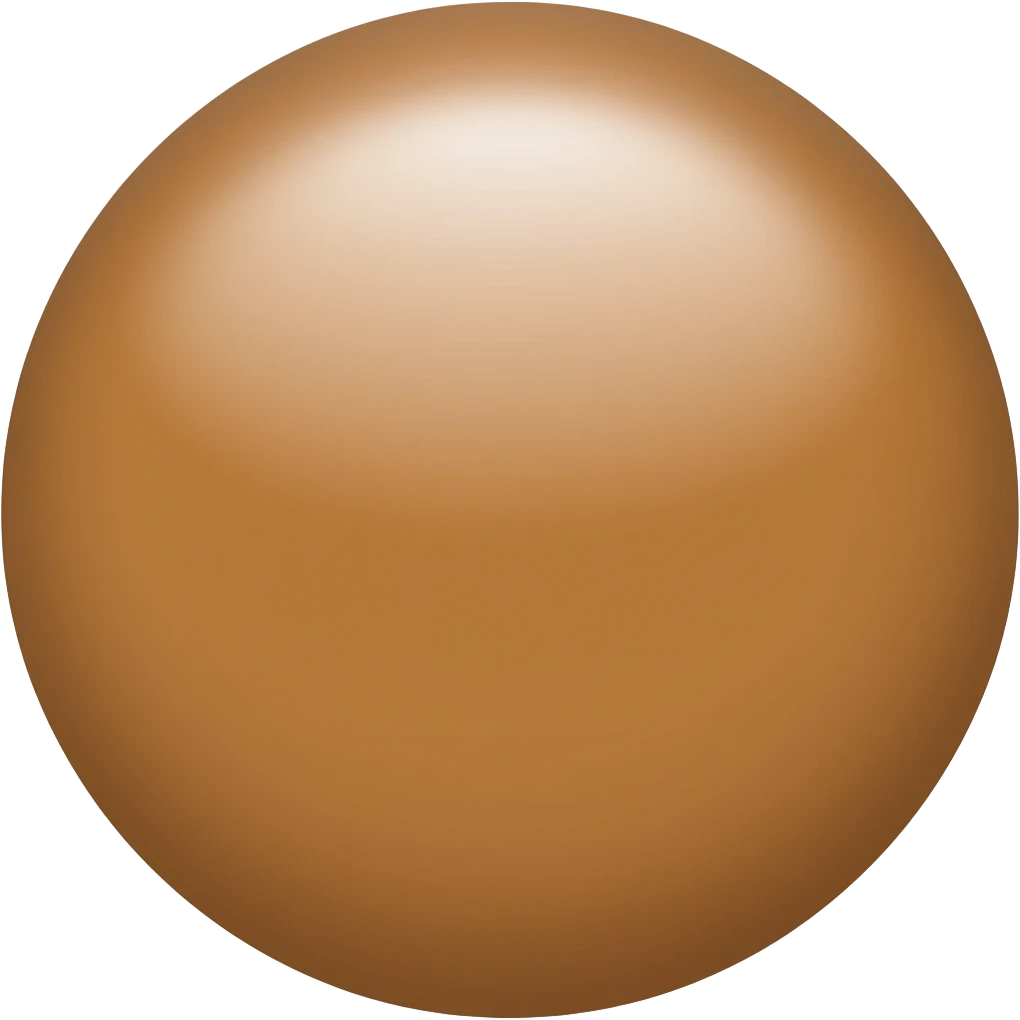 tan dot emoji