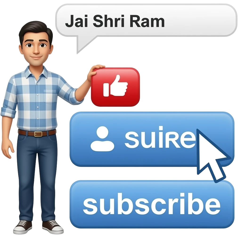 चैनल को लाइक और सब्सक्राइब कर दीजिए और कमेंट में जय श्री राम emoji