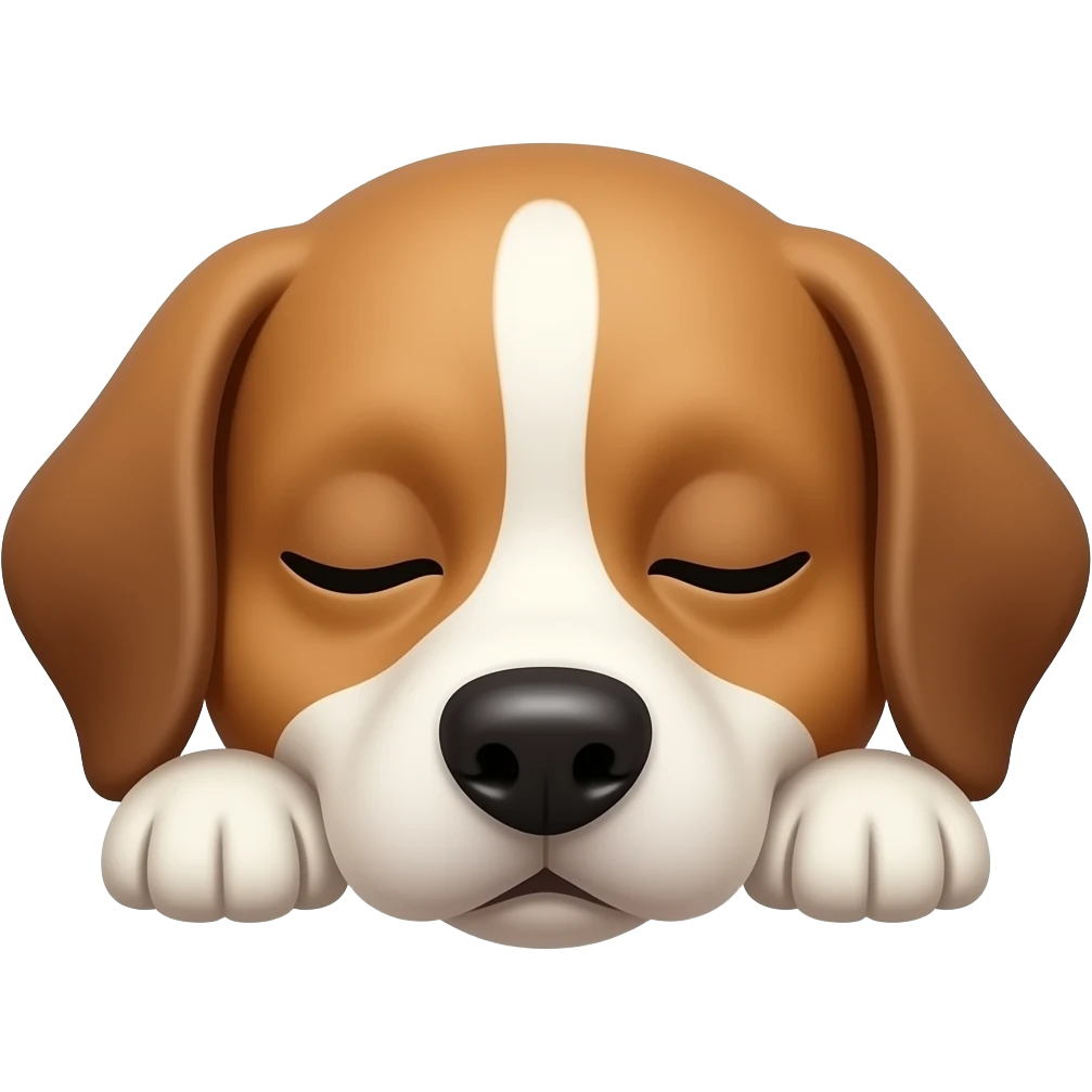 Someone sleeping and the dog's nifters feet emoji