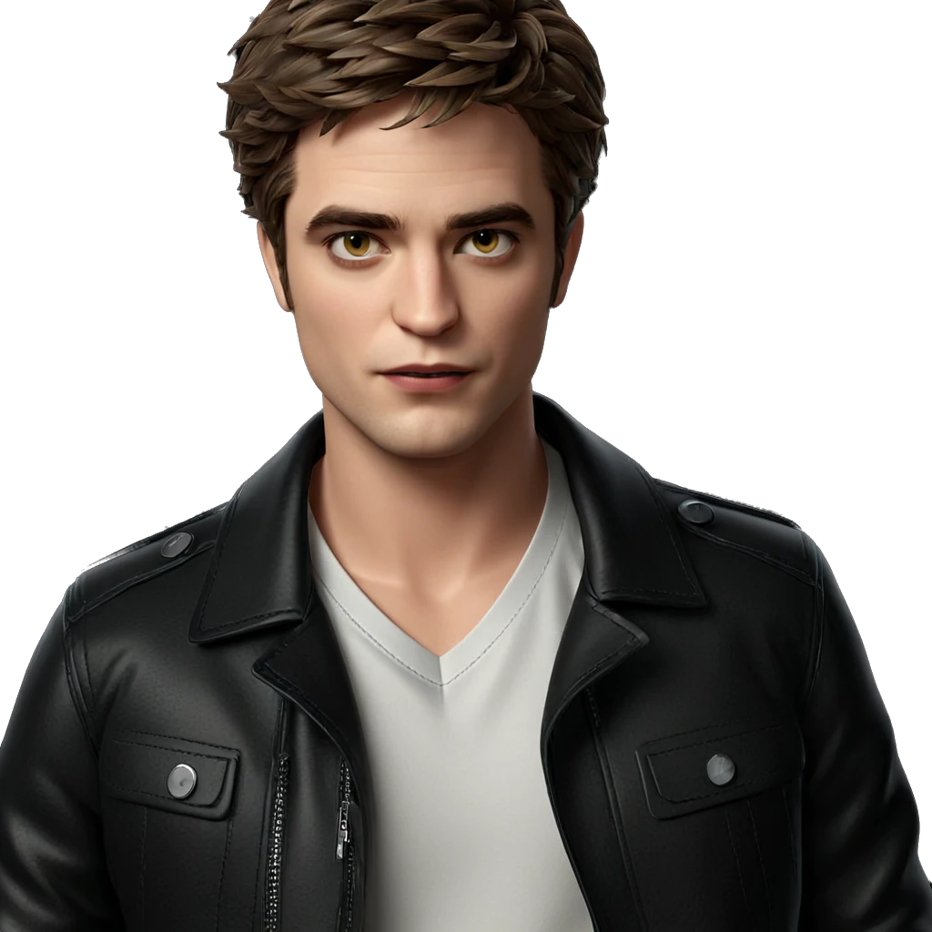 stylish boy in leather jacket emoji