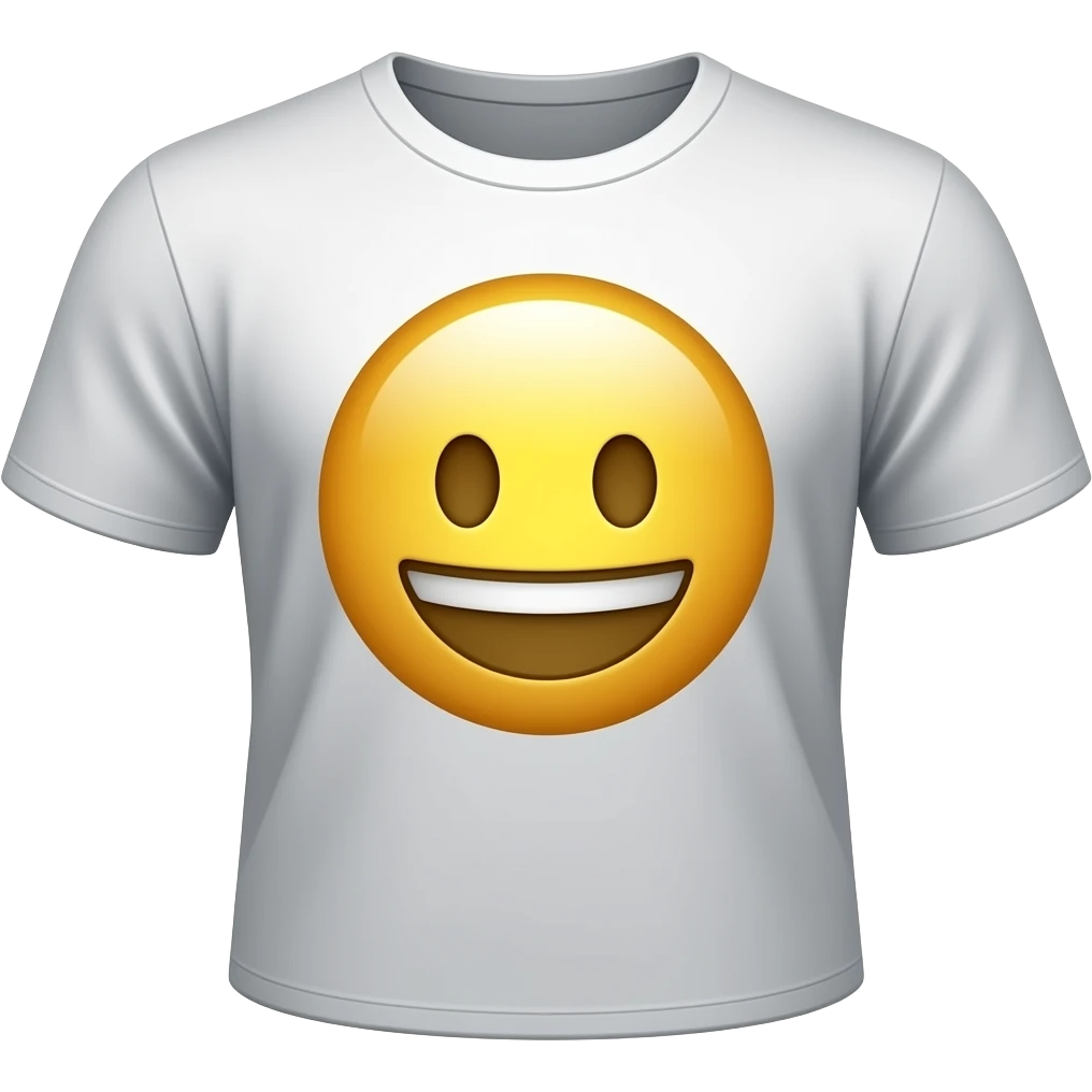 Naked boob  t shirt up with sicker emoji in the middle emoji