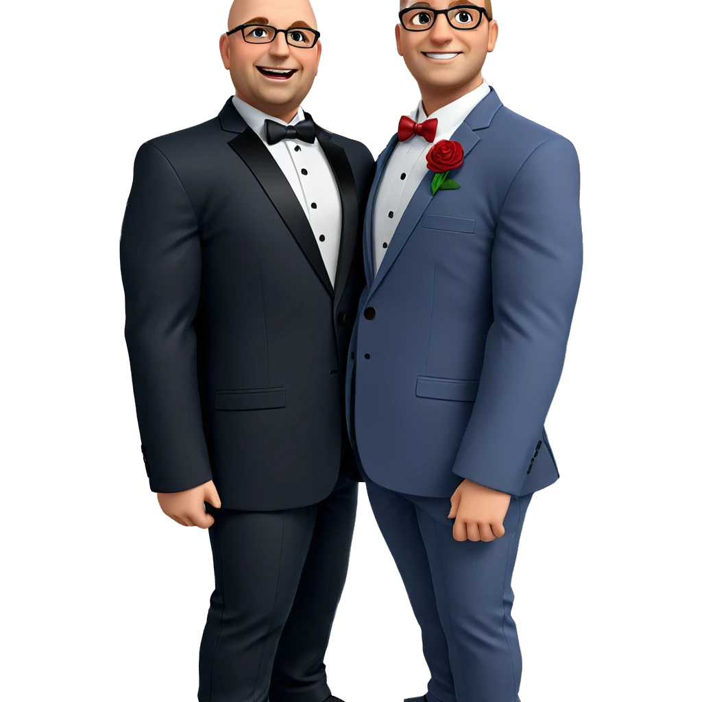 boys in formal attire emoji