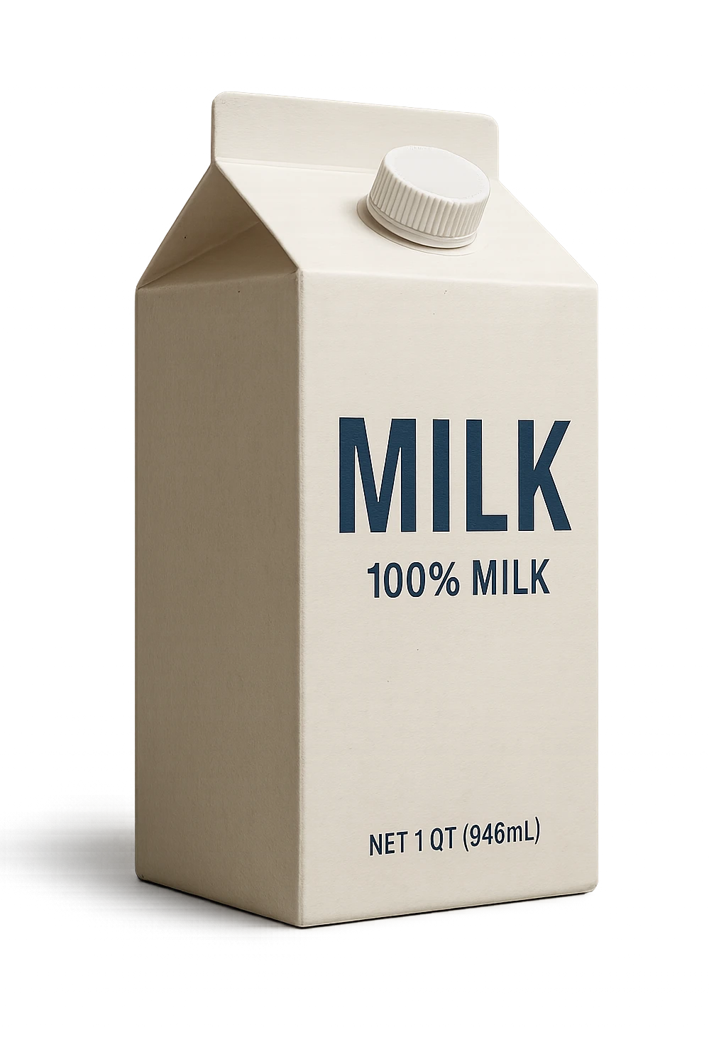 scatola di latte realistica, iperrealistico 4k emoji