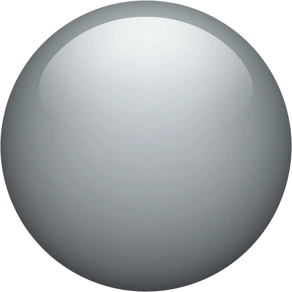 Grey circle emoji