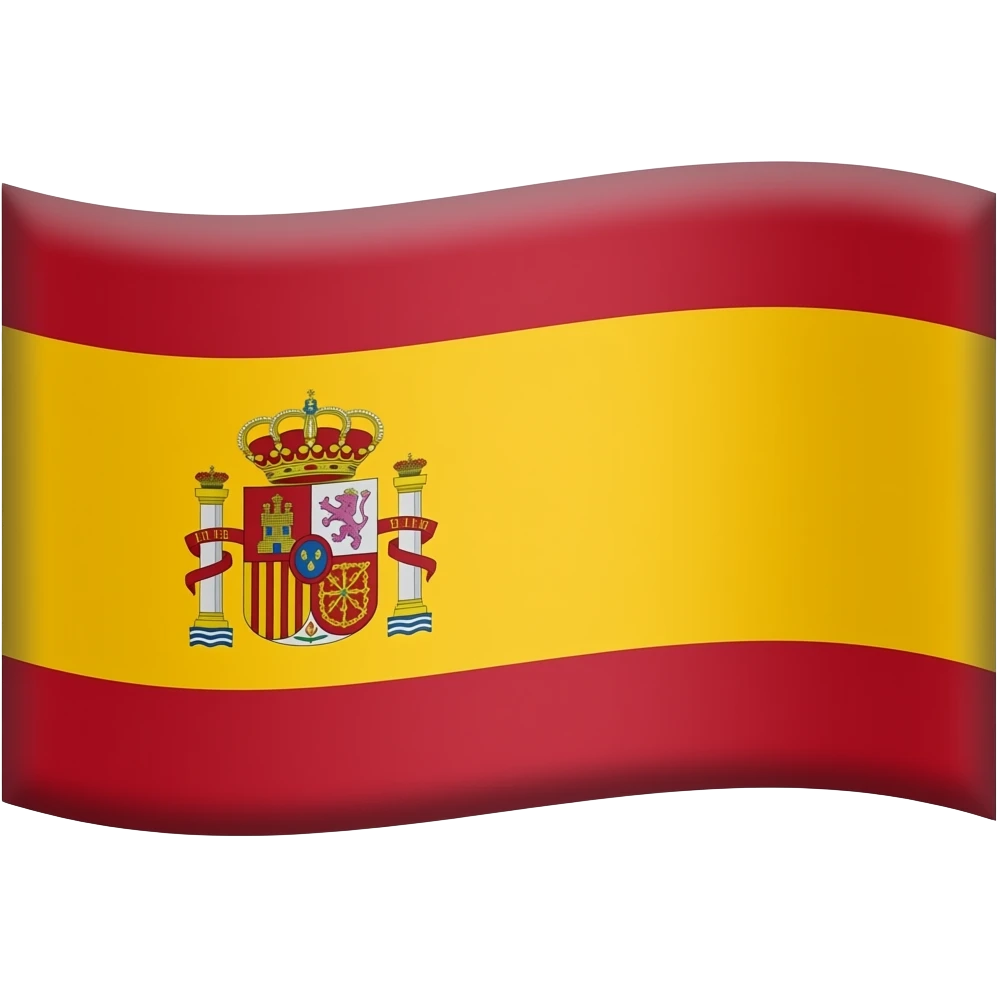 Bandera república española (roja amarillo lila) sin el escudo, solo colores. No quiero nada encima del amarillo. emoji
