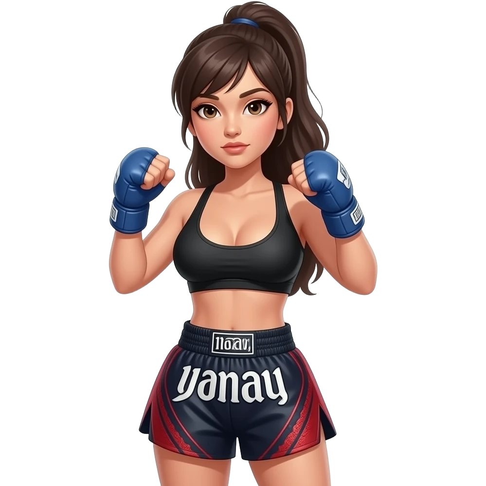 Sexy female, Muay thai monster Boobs emoji
