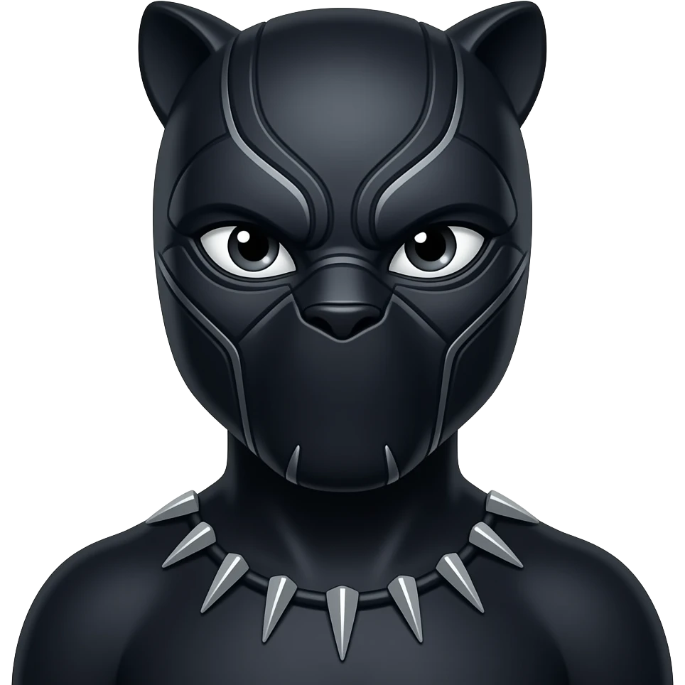Emoji de pantera negra emoji