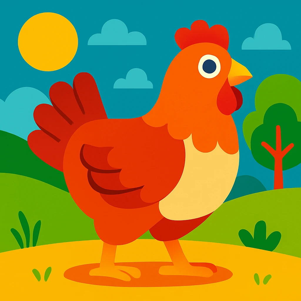 Hen emoji