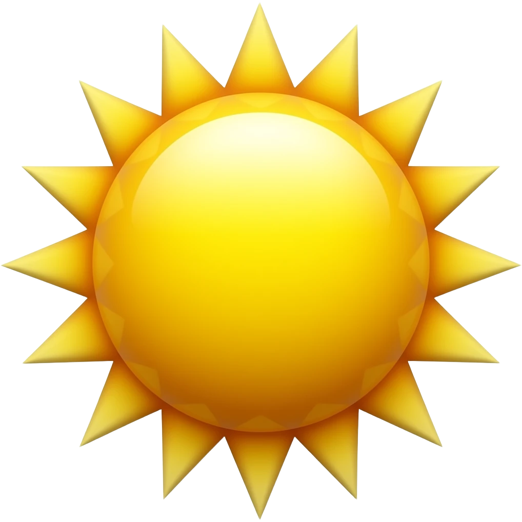 Sun emoji