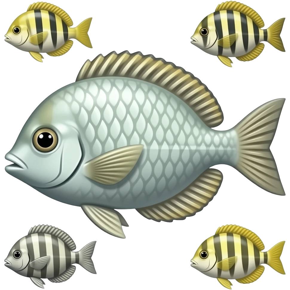 a school of fish emoji