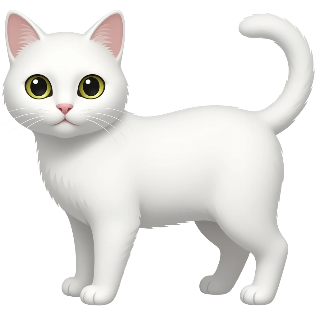 white cat emoji