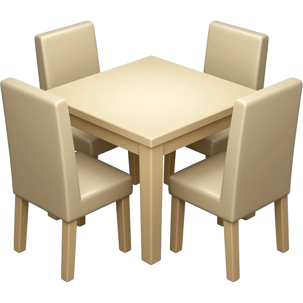 Dining table emoji