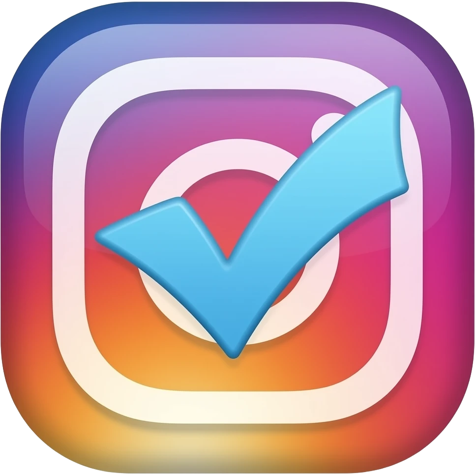 İstegram mavi tik  tik beyaz olacak emoji