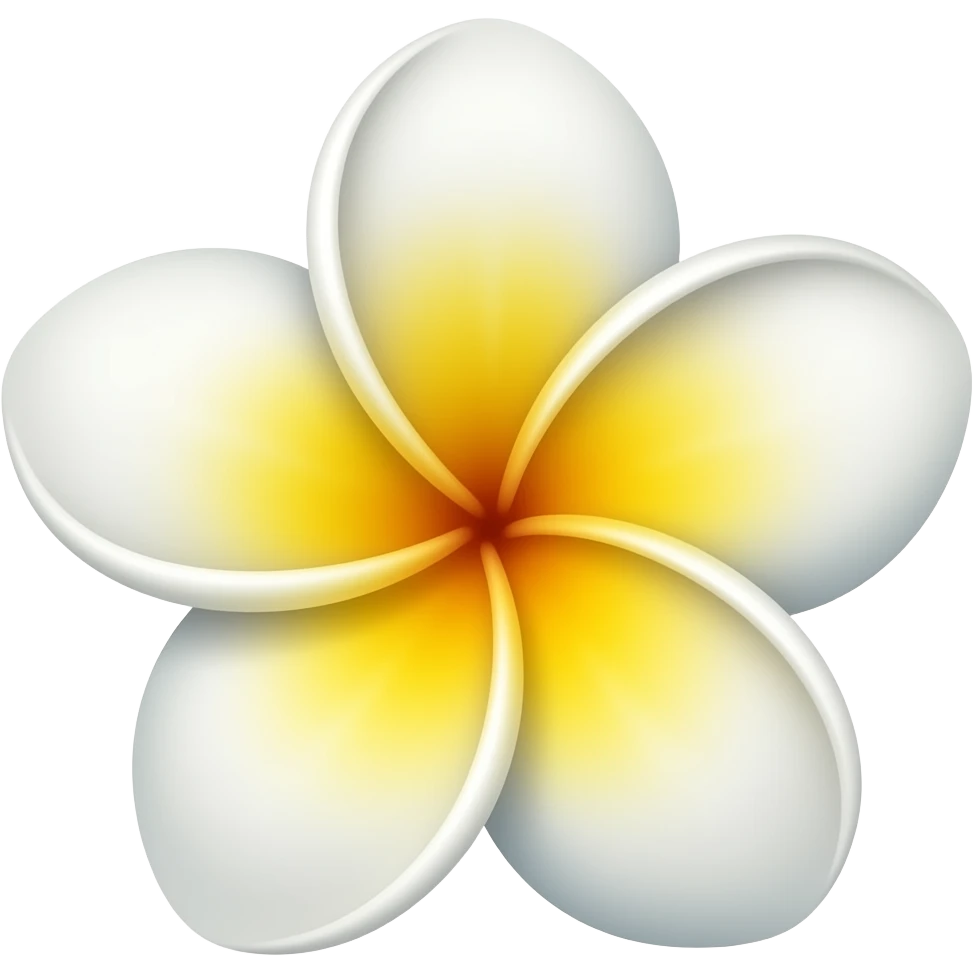 Very minute Small frangipani flower sticker copy paste for instagram note emoji