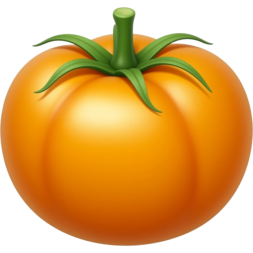 Tomato made with gold emoji