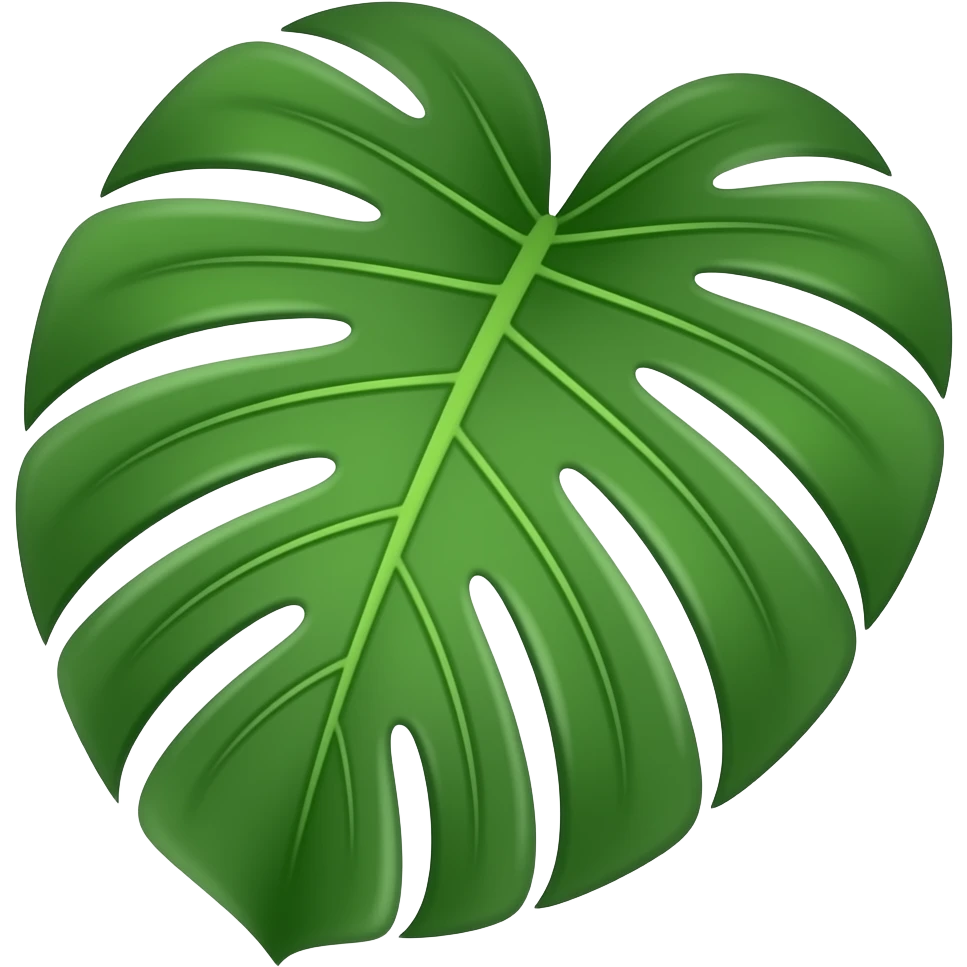 Monstera emoji