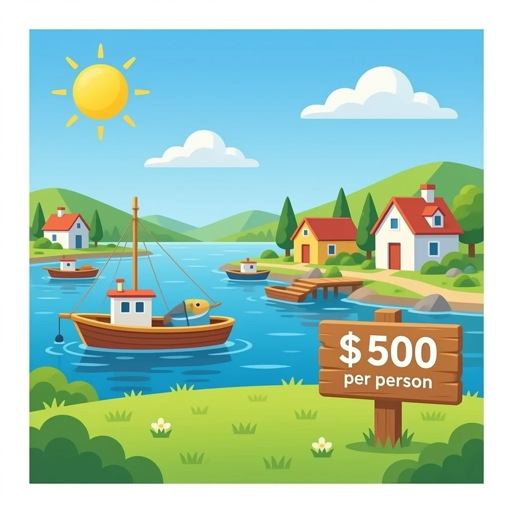 Рыбацкая деревня, $500 на человека emoji