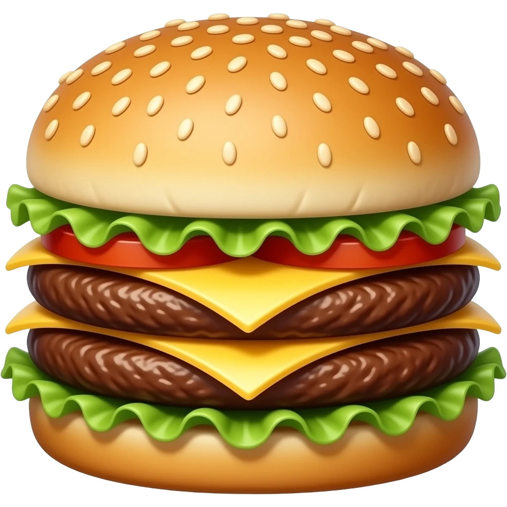 Krabby Patty with 2 meats emoji