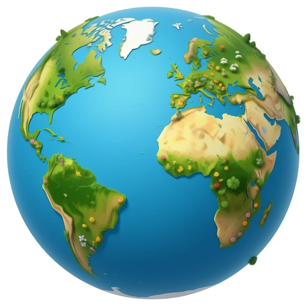 globe flora fauna emoji