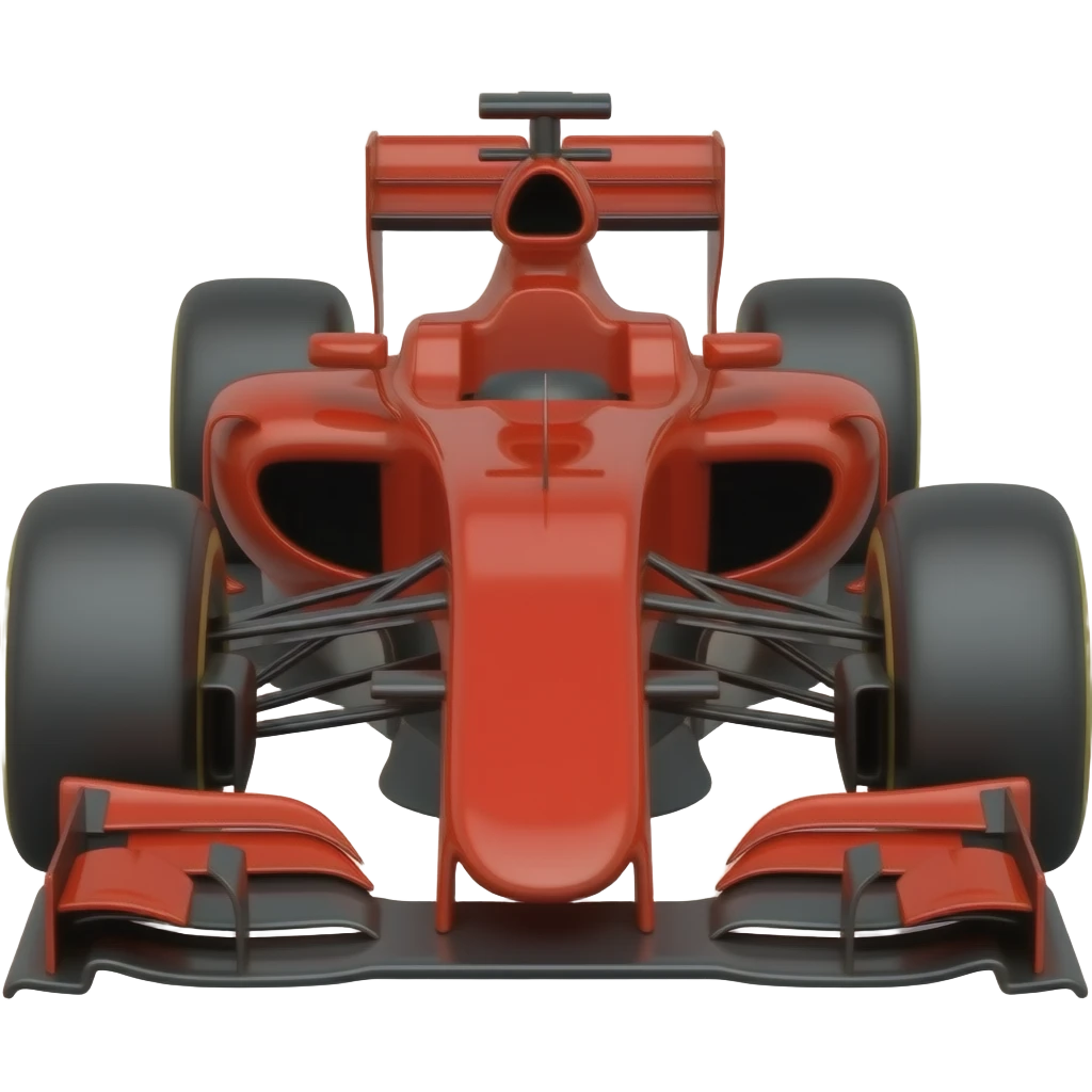 Red racing cart emoji