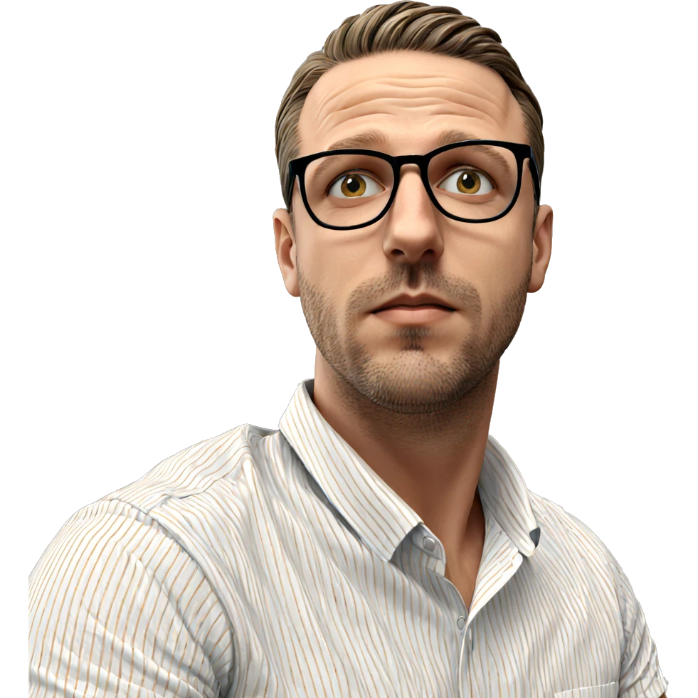 man in striped white shirt emoji