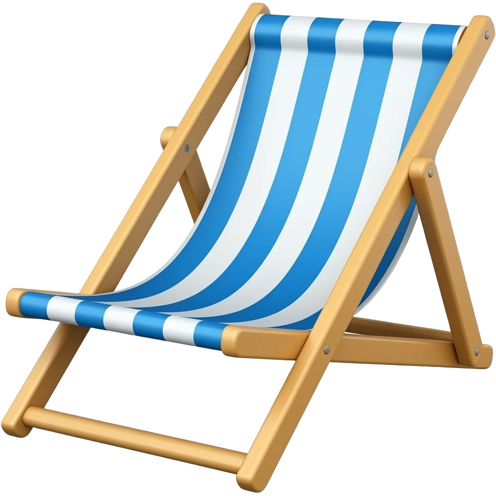 beach chair from front emoji