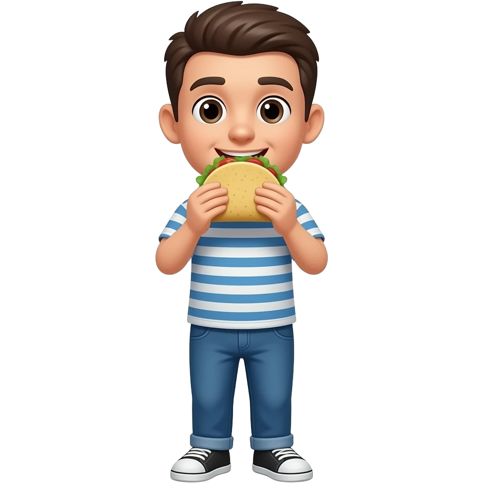 someone swallowing tacoma emoji