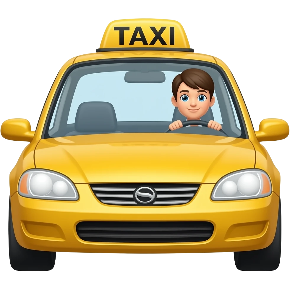 taxi driver emoji