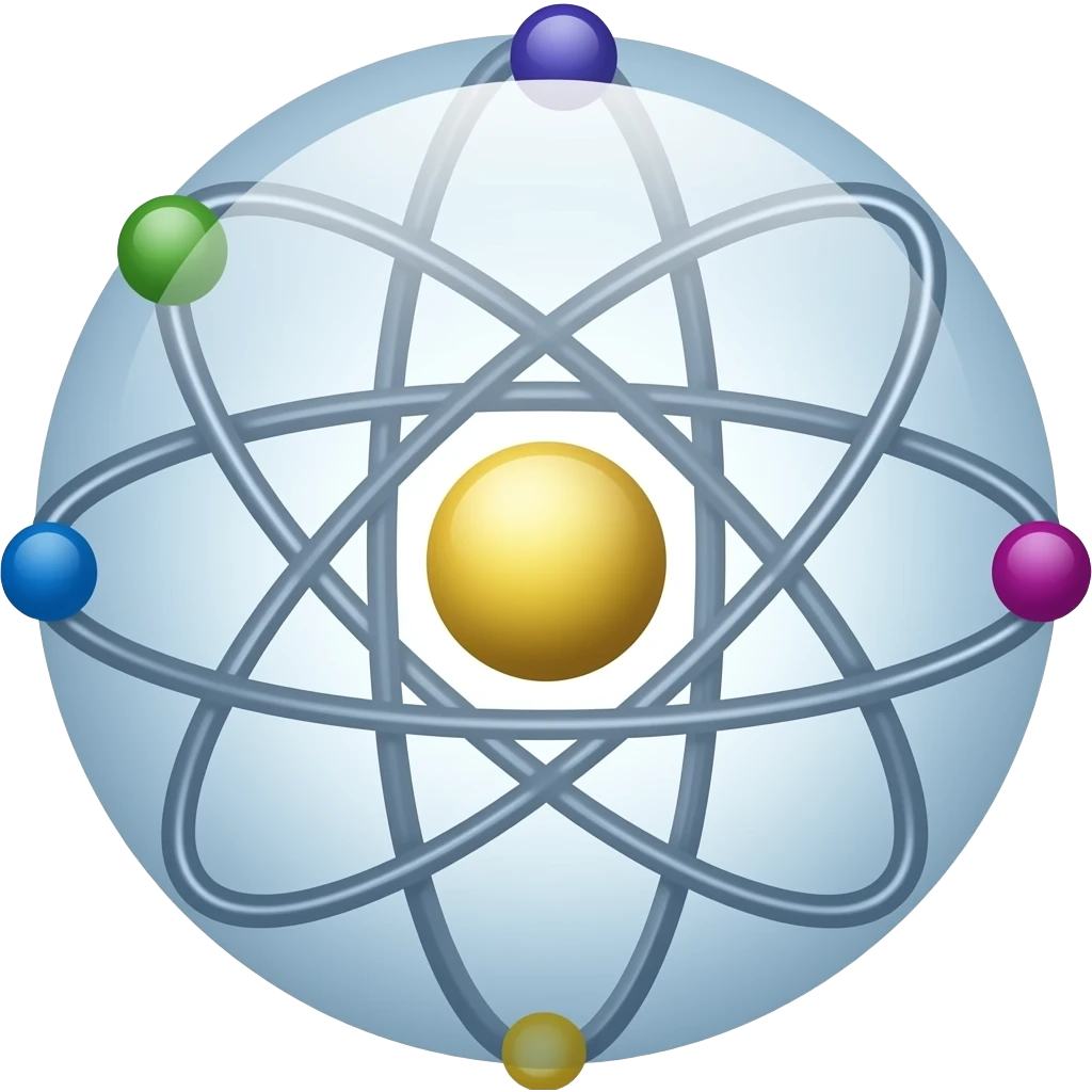 Make a image of atomic nucleus emoji